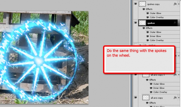 Creation of Energy Wheel: Step 5